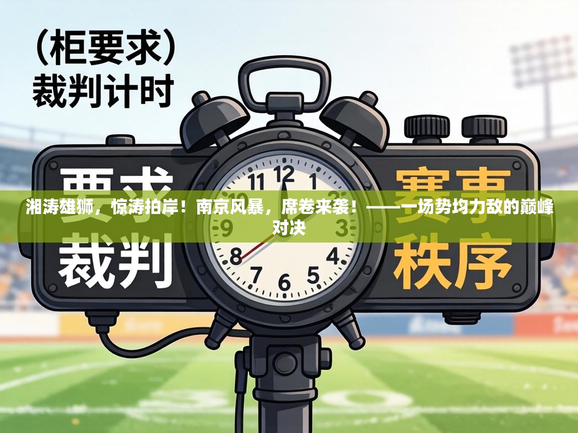 湘涛雄狮，惊涛拍岸！南京风暴，席卷来袭！——一场势均力敌的巅峰对决  第1张